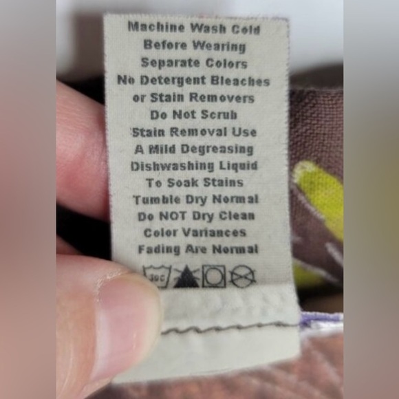 Fresh Produce linen top, loose, flowy, floral, multicolor, fall - Picture 8 of 9